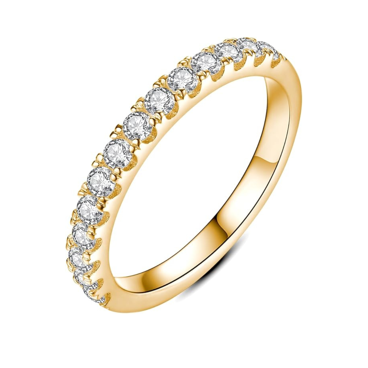 Clara | Diamond Button Ring 18k Gold