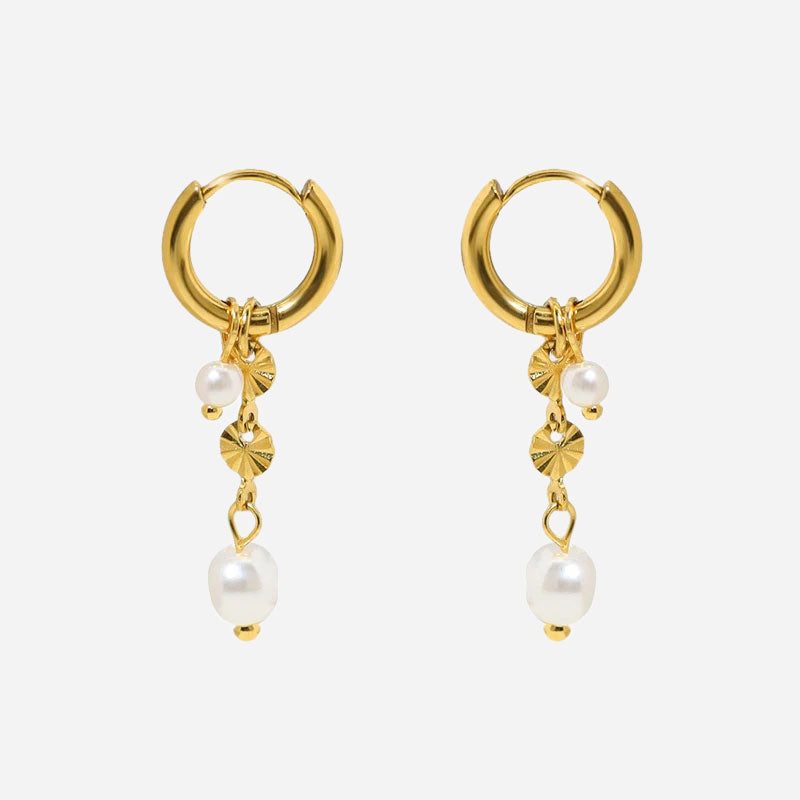Clara | Sunburst Earrings 18K Gold