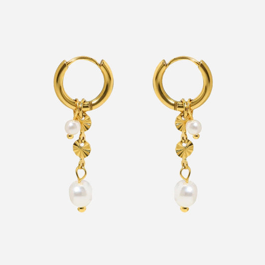 Clara | Sunburst Earrings 18K Gold