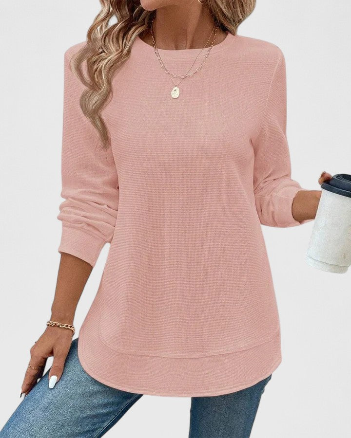 Clara | Elegant O-Neck Long Sleeve