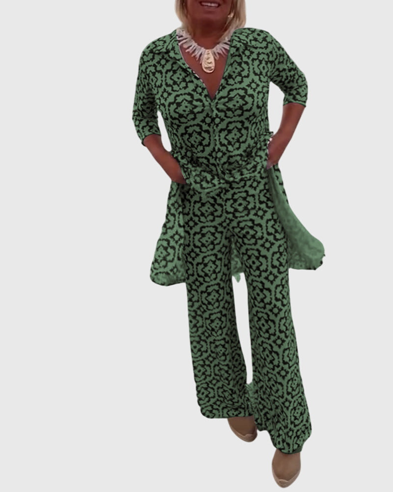 Clara | Elegant Vintage Two-Piece Set