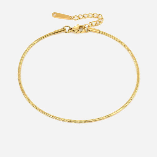 Clara | Pink Anklet 18K Gold