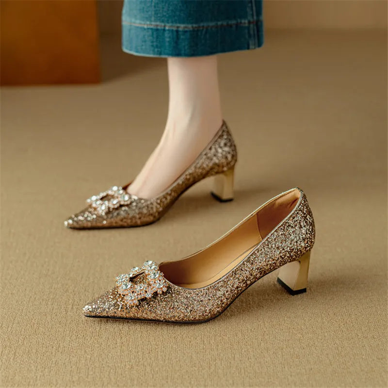 Clara | Gloria Glitter Mary Janes
