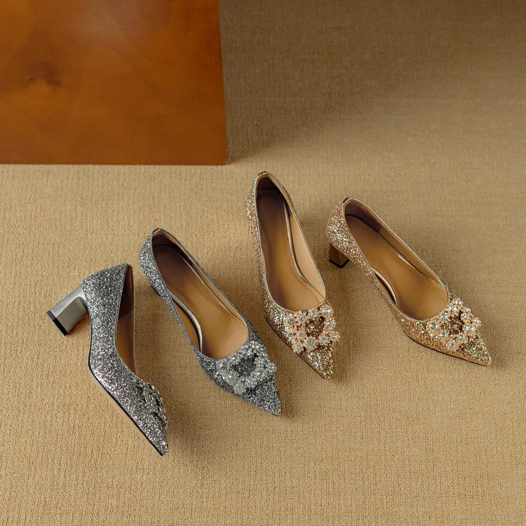Clara | Gloria Glitter Mary Janes