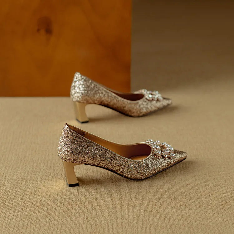 Clara | Gloria Glitter Mary Janes