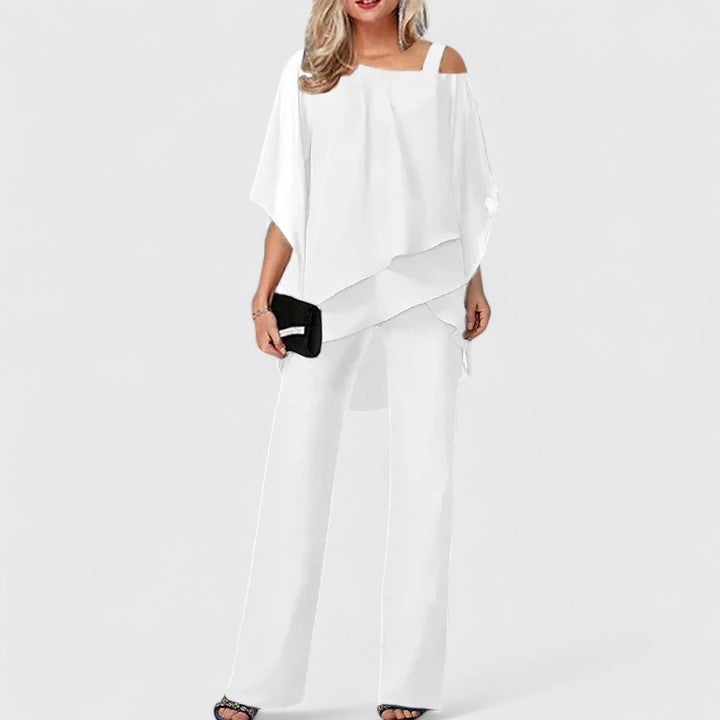 Clara | Elegant Two-Piece Pant Set