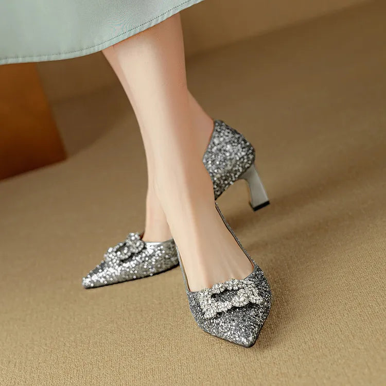Clara | Gloria Glitter Mary Janes