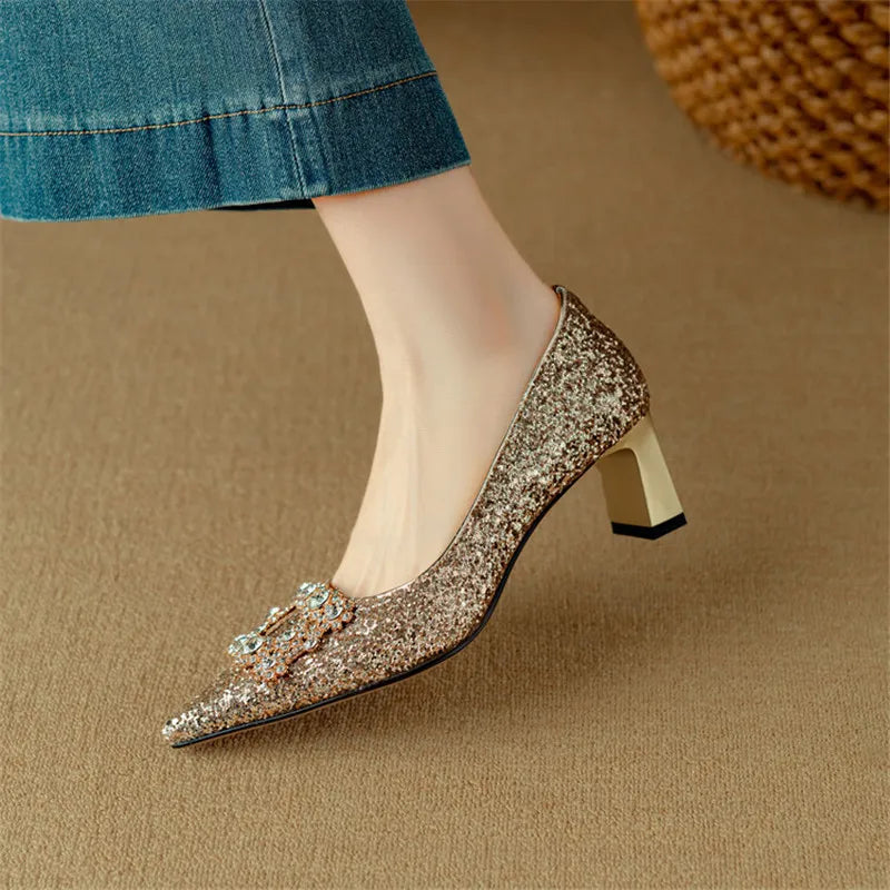 Clara | Gloria Glitter Mary Janes