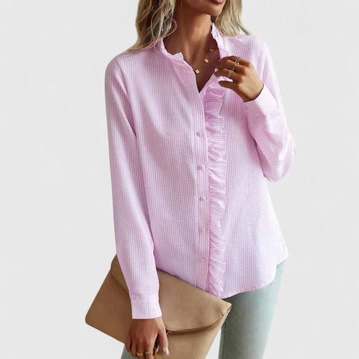 Clara | Sophisticated Long Sleeve Blouse