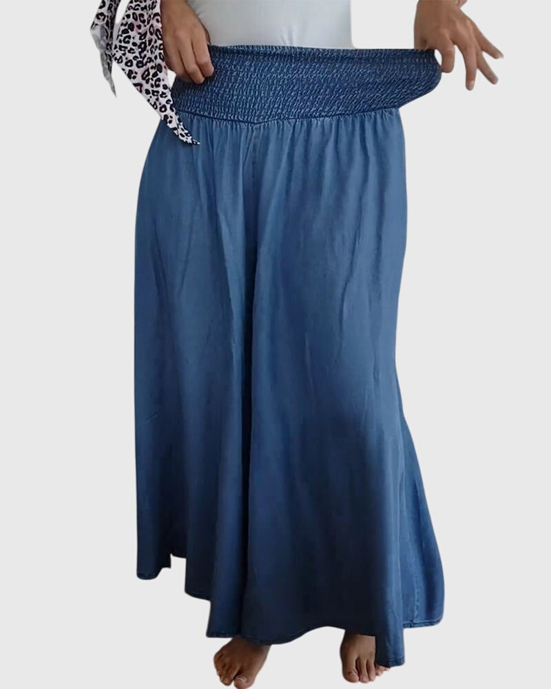 Clara | Comfortable Pants with Elastic Waistband Skirts